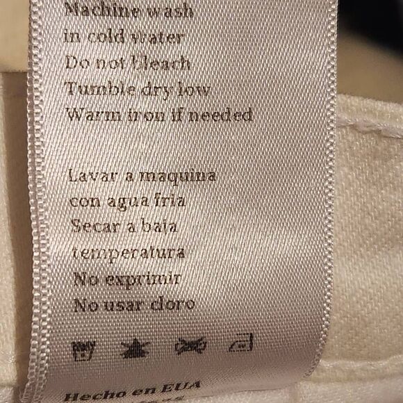 KANCAN Skinny Ankle Jeans Denim Stretch Low Rise Womens White Size 28 - Picture 8 of 8